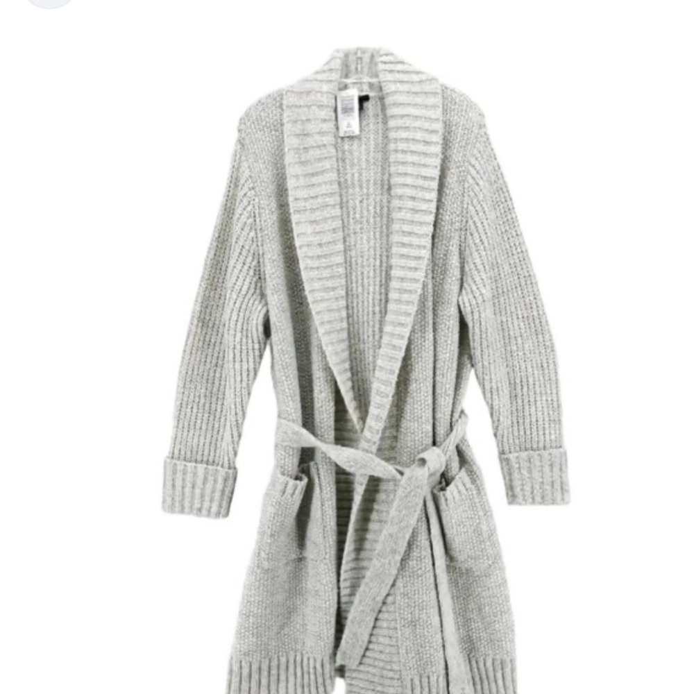 Oversized chunky cardagain duster